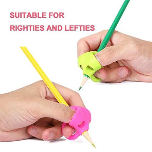 Image of MAPPERZ Children Pencil Holder Writing Aid Grip Trainer /Ergonomic Training Pen Grip Posture Correction Tool for Kids (3)