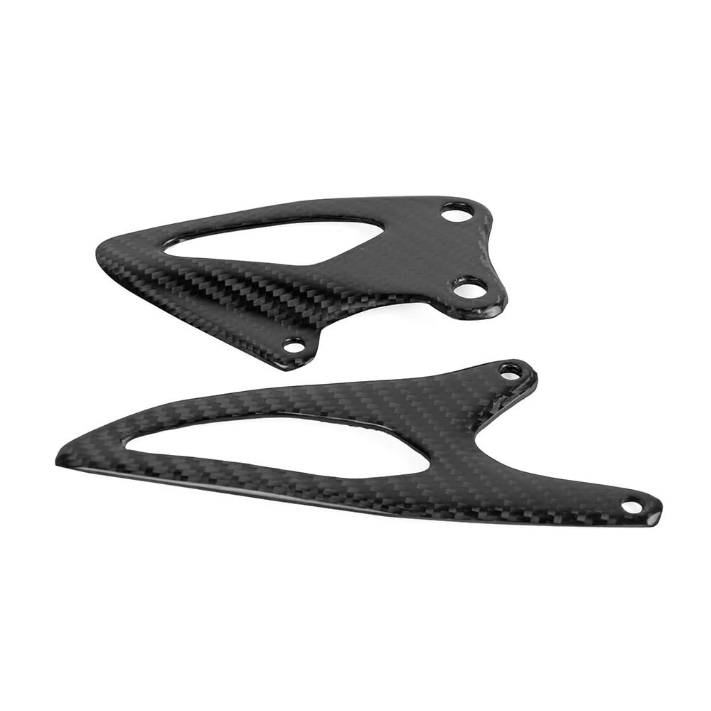 Piastre paratacchi per pedane in fibra di carbonio per moto | Per YAMAHA YZF R1 2015 2016 2017 2018