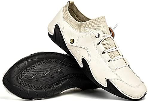 Loafers for Men Shoes Leather Casual Dress Handmade Men's Driving Comfort Fashion Boat Shoe Male - Image 6