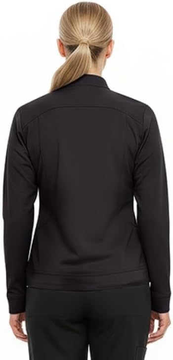 Natural Uniforms Women's Ultra Soft Stretch Zip Up Scrub Jacket (5200) - Image 3