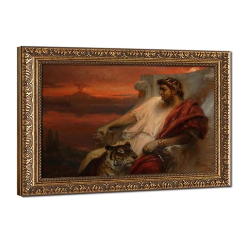 Impression sur toile Nero at Baiae décoration murale bureau élégant
