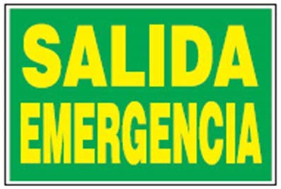 Meganei Cartel 29,7X21 Cm Salida Emergencia 1034L En Oferta Wurko - Cartel&Quot;Salida Emergencia&Quot; 29,7 X 21 Cm