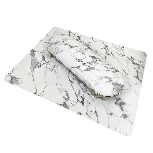 Juego de alfombrillas para decoración de uñas, almohada de mano y alfombrilla para el hogar, decoración de uñas, porcelana de imitación