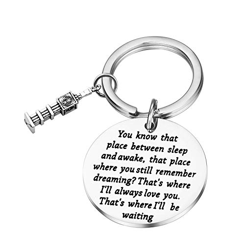 Lywjyb Birdgot Movie Inspired Gift Book Gift Always Love You Gift I'll Be Waiting Keychain