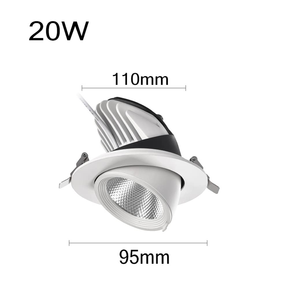 faretti da soffitto Faretti da Incasso a LED Faretti da soffitto orientabili a LED Faretti da soffitto Bianchi Faretti da Incasso per Cucina Camera da Letto Soggiorno Mini faretti
