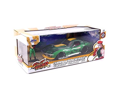 Jada Street Fighter 1969 Chevrolet Corvette Stingray ZL1 1:24 miniatura 6