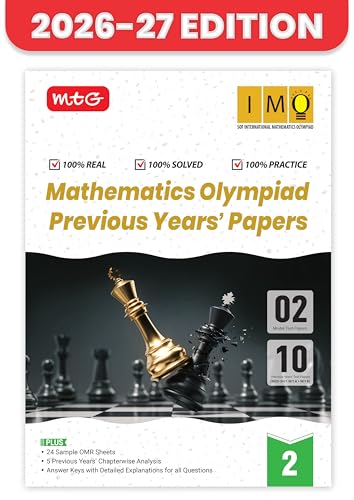 Image of MTG IMO Olympiad 10 Previous Years Papers Class 2 Mathematics (2025-2021 Set A & B) - Model Test Papers with 24 Sample OMR Sheets | PYQ Book For SOF Olympiad 2026-27 Exam