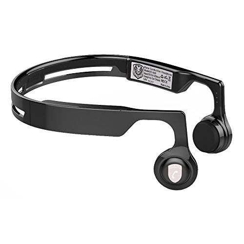 Ear Shield Bone Conduction Headphones Wireless Bluetooth Stereo Headset Over Ear Sweatproof Earphone