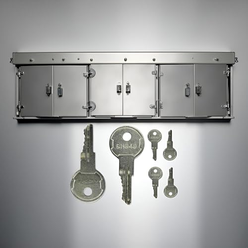 Image of 6Pcs Silver CH545 Keys Compatible with Truck Trailer RV Campers Car Hauler Tool Boxes Safety Cabinets Paddle Handle Lokes, RV Locks