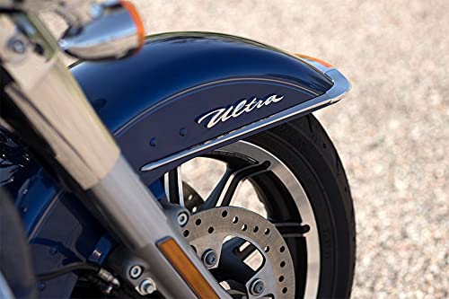 Image of Front Fender Emblem Medallion Nameplate Script Compatible for Harley Davidson Electra Glide Ultra Flhtcu 14100231