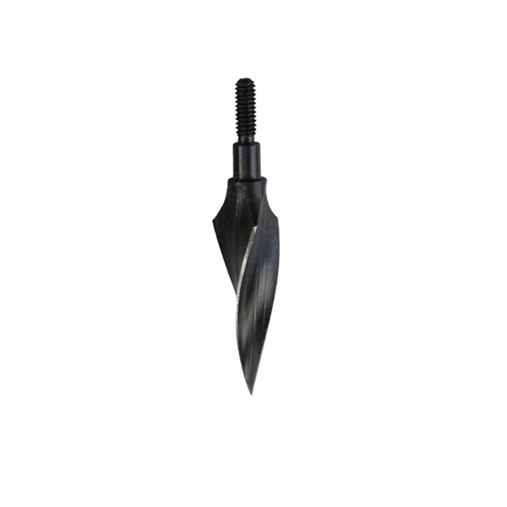 12 Pointes De Chasse Acier 100 Grains Broadheads Noirs - Précision Maximale Pour Tir à L'Arc Et Arbalète