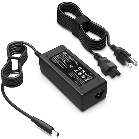 45W AC Adapter Laptop Charger Replacement for Dell Inspiron 15 3000 5000 7000 14-5000 13-7000, Inspiron 15-3552 3555 3558 5559 5565 Charger, Dell P58F P51F P25T P24T Laptop Power Cord Cover