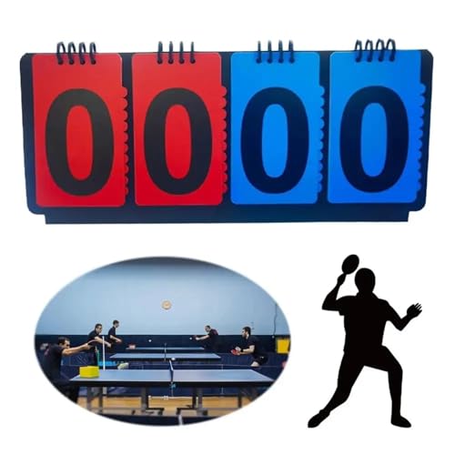 Marcador manual portátil para mesa para baloncesto 2 piezas miniatura 6