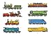 Locomotives Stickers (Dover Little Activity Books: Travel)