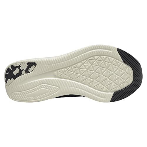 New Balance womens Beaya V1 Slip-on Running Shoe, Black/White, 8.5 US