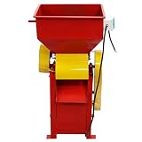 TECHTONGDA Fresh Coffee Pulper for Coffee Cherries Skin Pulp Peeling Removing Machine 660-1322 LBS/H 98-99% Peeling Rate Dual Discharge Ports for Cafes Farms and Workshops 220V