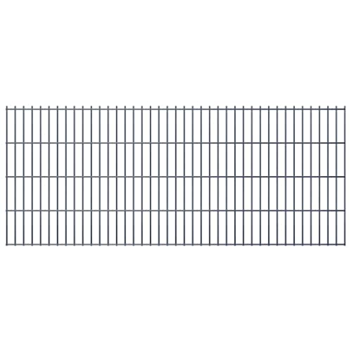 Preisvergleich Produktbild vidaXL Zaunfeld Doppelstabmattenzaun Garten Gittermatten Industriezaun 200x83 cm