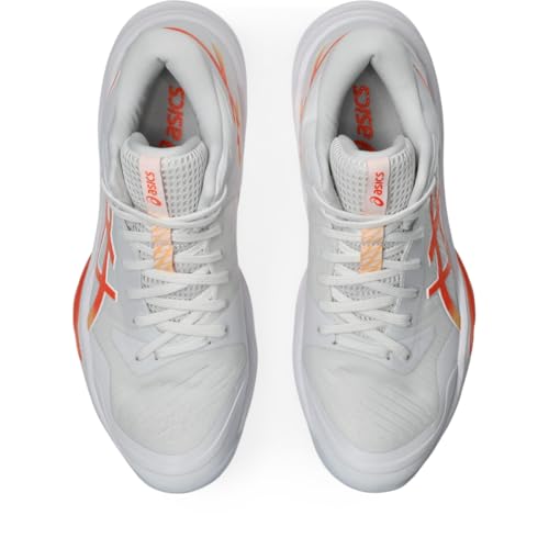 ASICS Women's Sky Elite FlyteFoam Mid Top 3 Volleyball Shoes, 8, White/Vivid Coral - image 6