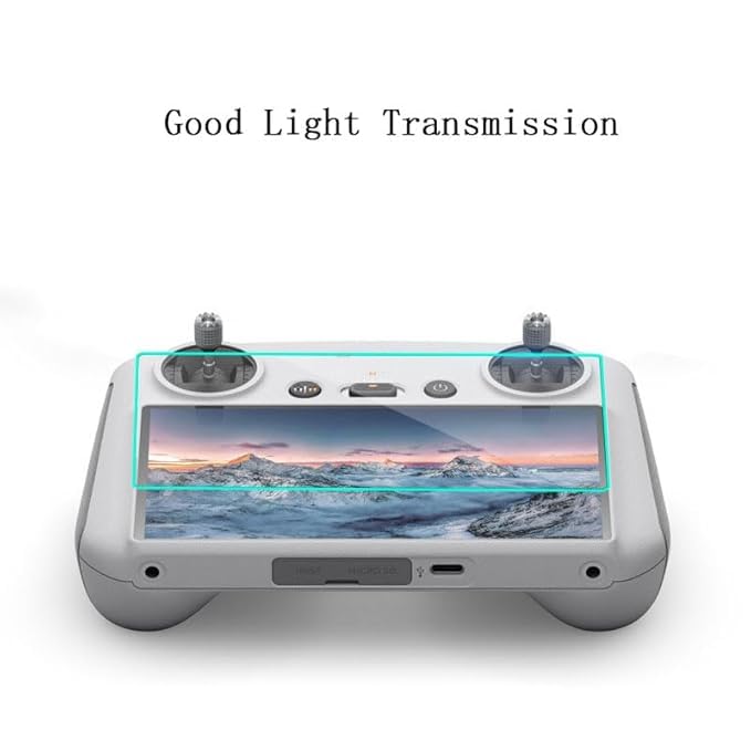 Image of Bigwheels Edge To Edge Screen Guard for DJI RC, DJI RC-2, DJI RC Pro, DJI Mini 3, DJI Mini 3 Pro, DJI Mini 4 Pro, Air 3, Mavic 3, Mavic 3 Pro, Mavic 3 Classic, DJI Mavic Air 2S RC (Pack of 1)