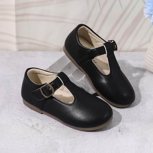 Girls' Mary Jane Shoes – Red Dress Shoes with Buckle, Perfect for School and Uniform, Comfortable and Stylish Girls' Shoes4