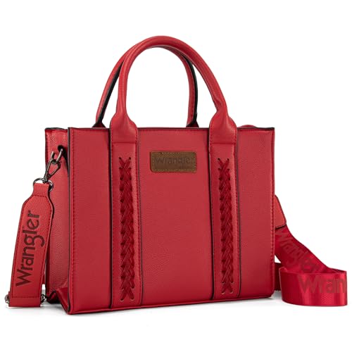 Image of Wrangler Tote Bag for Women Designer Satchel Handbags Top-handle Purses with Strap