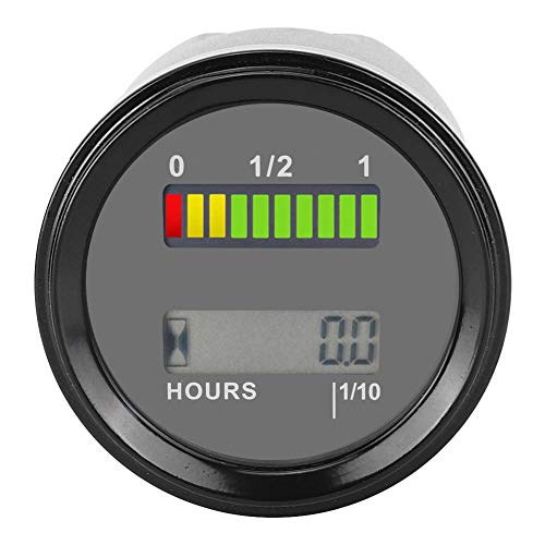 Accumeter, DC12-48V LCD + LED digitale batterij-indicator Motorurenteller voor golfkar heftruck - Afbeelding 3
