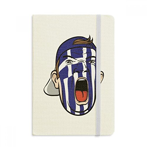 Carnet A5 drapeau Grèce écriture journal intime rigide cahier de notes multicolore
