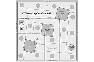 10 Inch Wonky Log Cabin Trim Tool Creative Grids CGRJAW13