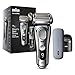 Produktbild Braun Series 9 Pro Premium Rasierer Herren, Scherkopf, Elektrorasierer & Trimmer, PowerCase, Reinigungsstation, 60 Min Laufzeit, 9476cc, chrom