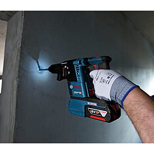 Bosch Professional 18V System perforateur sans-fil GBH 18V-26 F (2,6 J, SDS plus, perçage/burinage, KickBack Control, 2 batteries ProCORE18V 5.5Ah, chargeur GAL 1880 CV, poignée auxiliaire, L-BOXX)