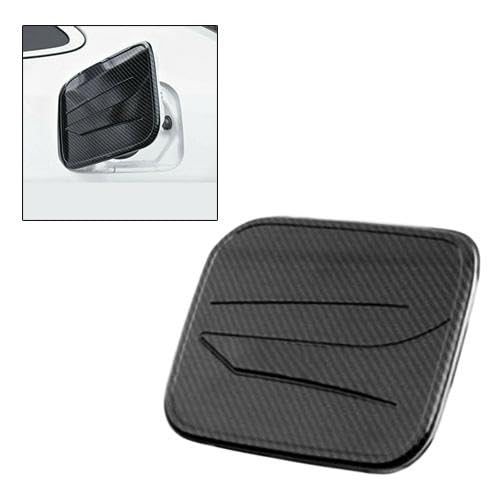 beler Carbon Fiber Style Fuel Gas Tank Cap Door Cover Trim Decor Sticker Fit for Toyota Corolla 2019-2021