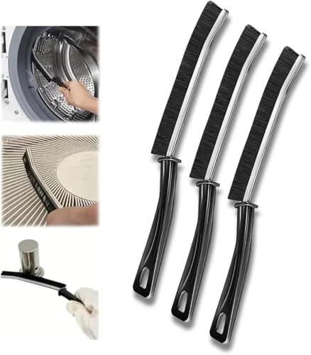 Kit 3 Escovas Multiuso para Cantos Mortos, Limpeza de Fendas Prof...