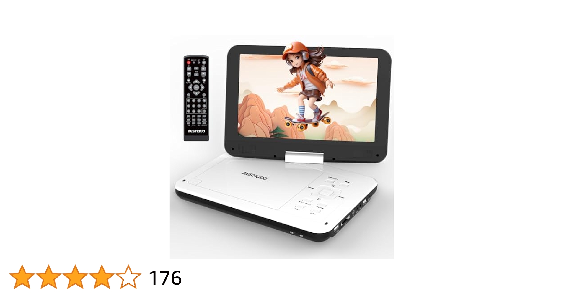 【歳末セール】AESTIQUO ポータブルDVDプレーヤー 未使用品 Amazon.co.jp: AESTIQUO ポータブルDVDプレーヤー【2025年 業界