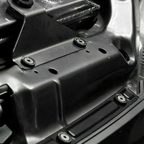 AJKQNMA 10 Stück Universal M6 x 20 JDM Auto Schrauben Aluminium Stoßfänger Unterlegscheibe Unterlegscheibe