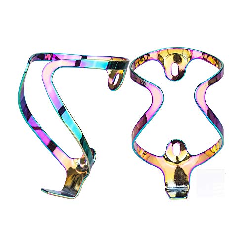 DECDEAL Liga de alumínio bicicleta ciclismo bebida titular chapeamento gradiente cor bicicleta supor