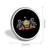 Emblem of Pennsylvania Novelty Brooches & Pins Round Personalised Metal Lapel Badge With Butterfly Clutch Clasp #1