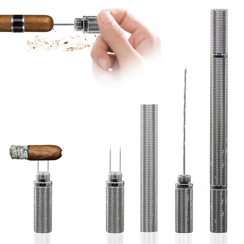 Cigar Draw Enhancer and Nubber 2&1 Set for Cigar Lovers Who Demand The Best This Draw Enhancer Tool and Nubber Unlock The Full Flavor an Essential Cigar Tool and a Thoughtful Cigar Gift for Men