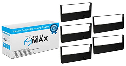 SuppliesMAX Compatible Replacement for TallyGenicom T6212/T6215/T6218 Black Printer Ribbons (5/PK) (MMT082727)