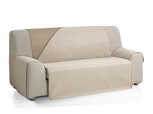 Martina Home Diamond Housse de canapé en Polyester, Lin/Cuir 3 Places