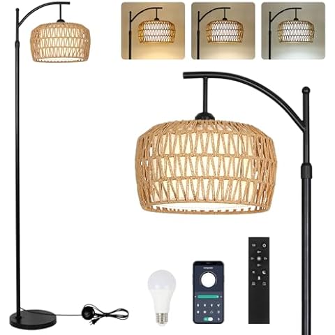 Rayofly Lampadaire en Rotin Cover