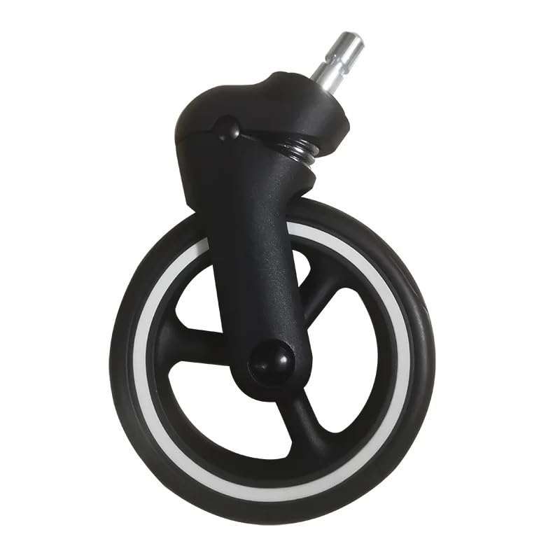 Buggy Wheel for GB Pockit Plus All City Front Or Rear Stroller Wheel with Tire Bearing Axle Direct Replacement Accessories(2 Front)