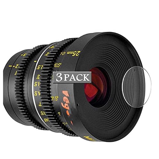 Vaxson 3 Stück Schutzfolie, kompatibel mit Veydra Mini Prime 25mm T2.2 MFT-ft, Displayschutzfolie TPU Folie Bildschirmschutz [nicht Panzerglas ] Neue