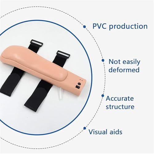 Modelo docente, modelo de brazo, modelo intramuscular de brazo superior con luces indicadoras de profundidad y alarma para práctica estudiantil miniatura 2