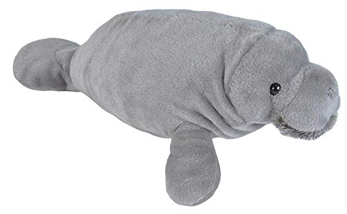 Wild Republic Manatee Plush, Stuffed Animal, Plush Toy, Gifts for Kids, Cuddlekins 17 Inches