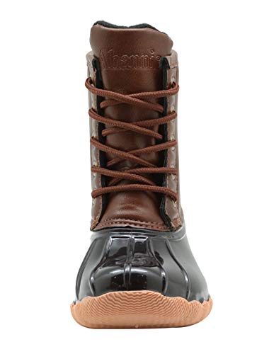 Apakowa Kids Girls Boys Duck Boots Waterproof Rain Boot (Toddler/Little Kid/Big Kid)2