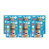 Smileat - Cereales TRIBOO Sabor a Dulce - Snack para peques - Sin Azúcar ni Sal Añadidos - Ecológico y 100% Vegetal - Textura Crunchy - Ideal con Leche o Yogur - Pack de 6x300g