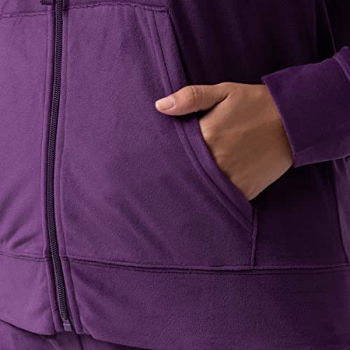 Wright's womens Velour Tracksuit 2 Piece Zip Up Hoodie and Jogger4