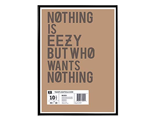 Rob'sTees Nothing is Eazy Sneaker Poster, Hype Poster, Kicks Poster, Pop Culture Sneaker