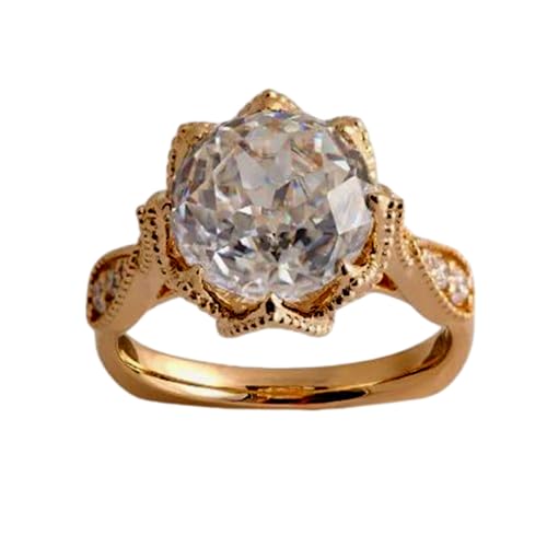 Bague de mariage moissanite en argent 925 et or 14k pour un éclat éternel RNG-1396