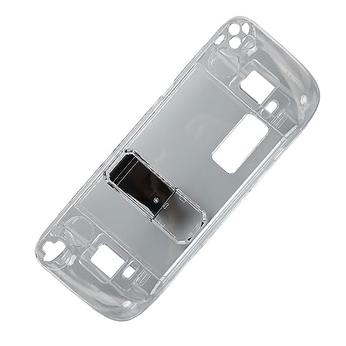 FAUOSWUK Funda con Función Atril para Steam Deck, Cubierta Protectora a Prueba de Golpes con Soporte, Marco de PC Duro, Recortes Precisos para Cables de Auriculares, Agarre Ergonómico - imagen 9